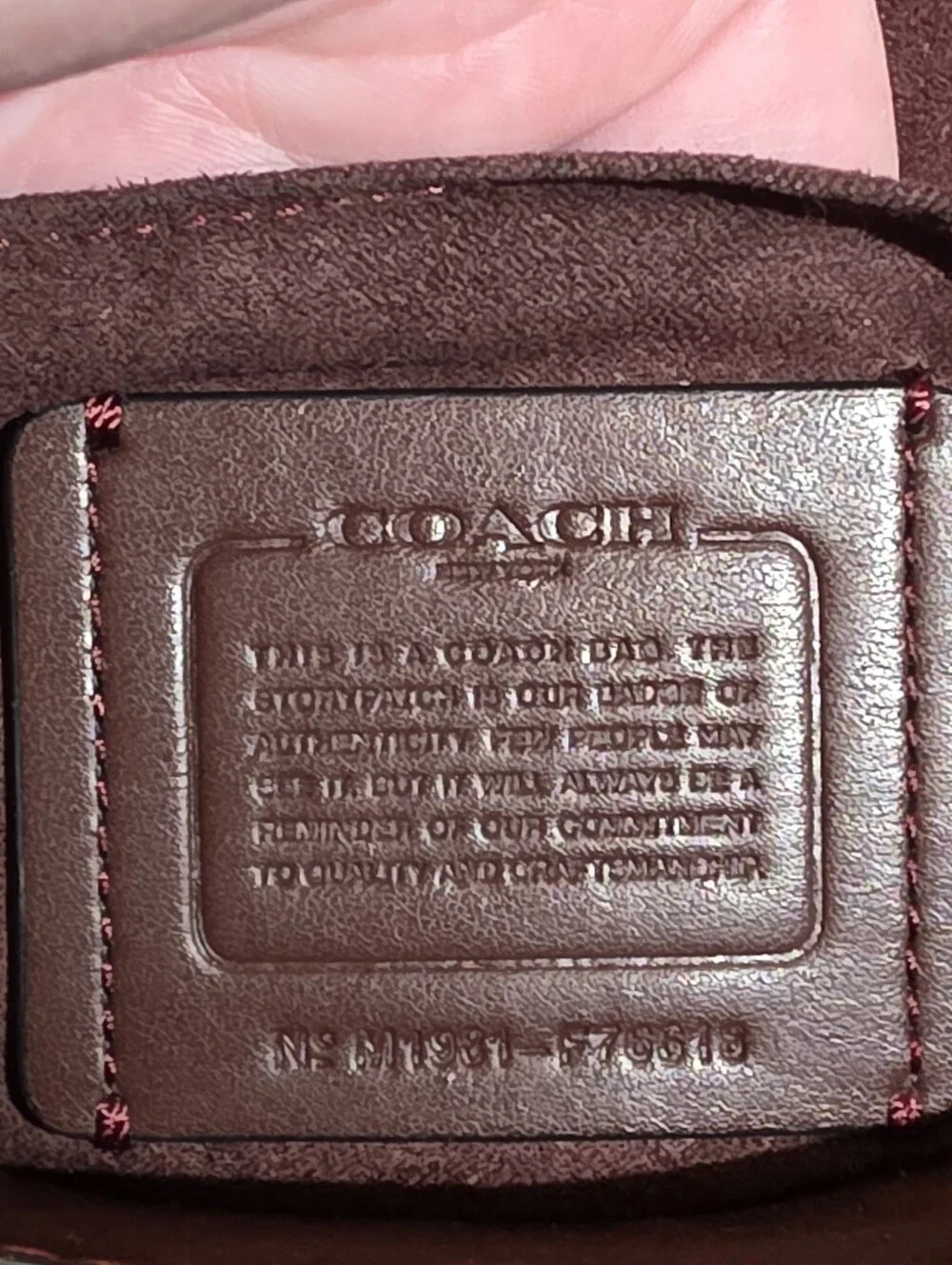 Coach m1981 f76618